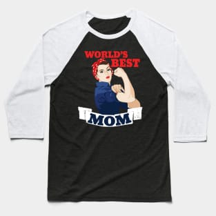 World's Best Mom Baseball T-Shirt